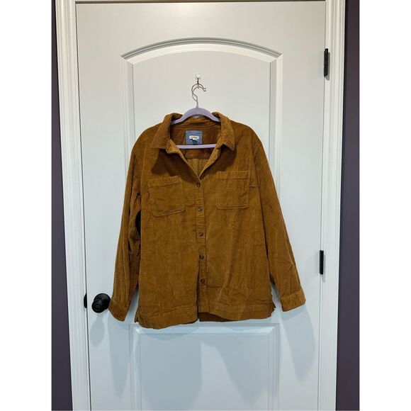 L.L. Bean Tops - L. L. Bean Corduroy Shacket Camel Size 2X